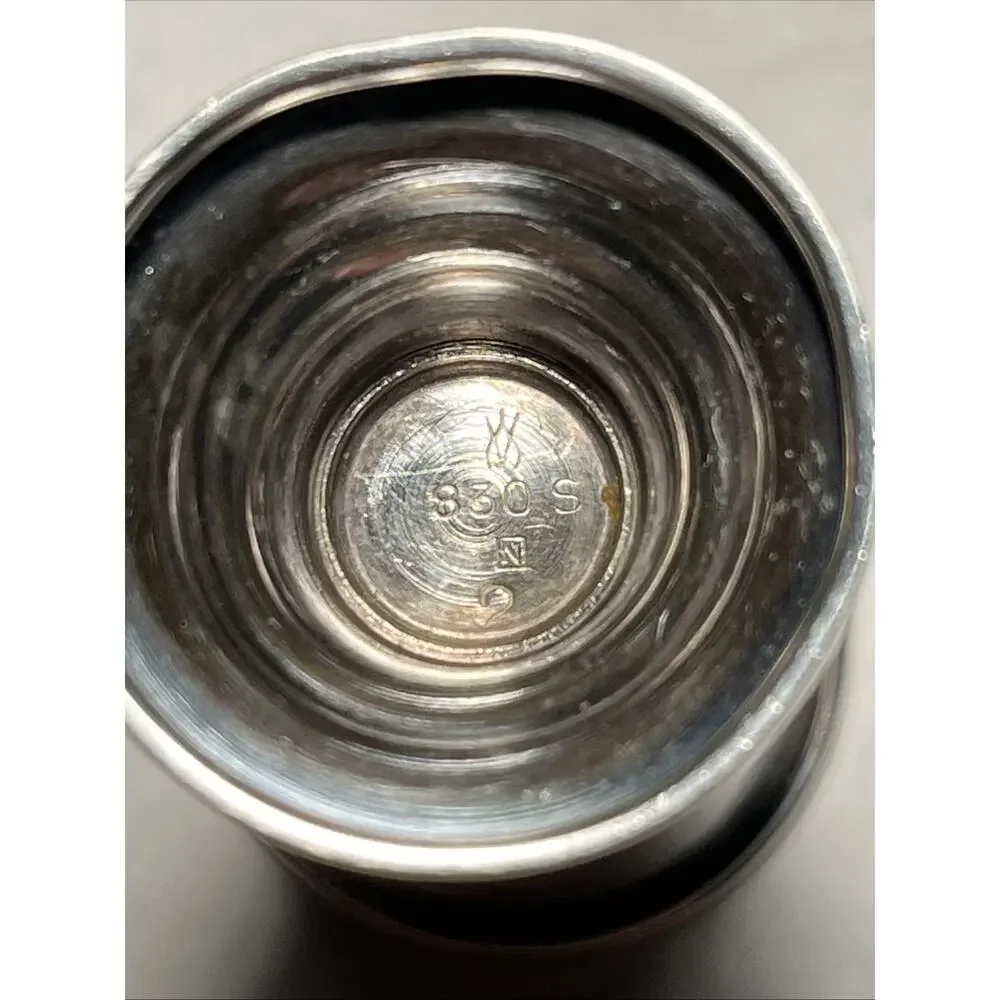 AKSEL HOLMSEN NORWAY Vintage Cordial/Toothpick Holder Norwegian 830S (83%) Fine